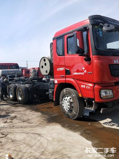 已售二手牵引车 陕汽重卡x3000lng燃气车国五 420马力