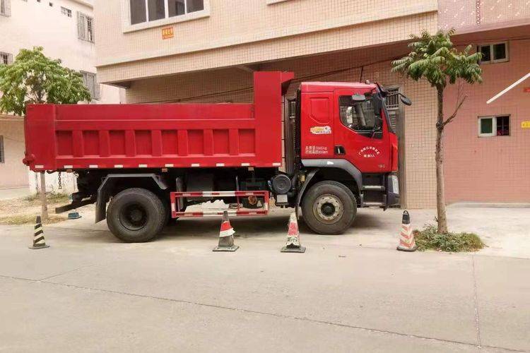 广东阳江二手自卸车风柳汽乘龙m3180马力转让出售_卡家二手车