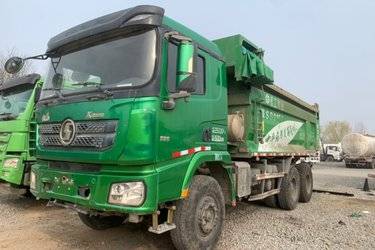 二手陕汽康明斯 德龙X3000 城建标准版 385马力 8X4 6.5米自卸车(国五) 前四后八 潍柴二手自卸车 黄牌图片