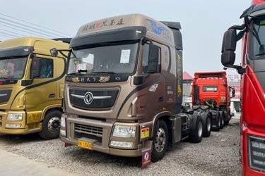 二手东风商用车 天龙旗舰KX 2019款标准版 520马力 6X4牵引车(国五) 双驱 康明斯二手牵引车 黄牌图片