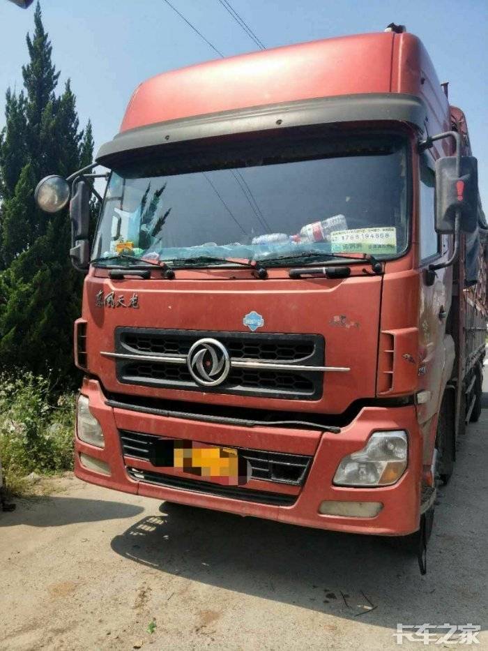 卡友们帮忙看一下,这东风天龙是.