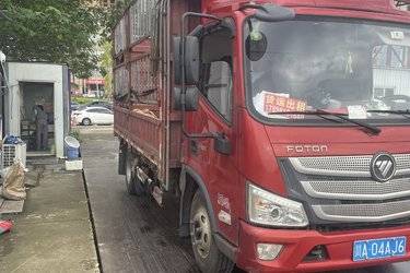 二手福田 欧马可S1 智盈版 160马力 4.17米单排仓栅式轻卡(国六) 单桥 福田康明斯二手载货车 蓝牌