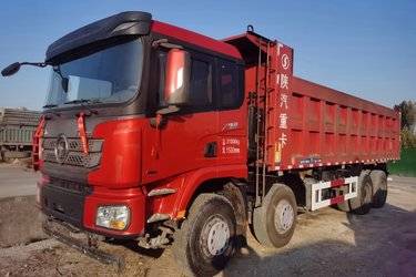 二手陕汽重卡 德龙X3000 超强版 460马力 8X4 8米自卸车(国五) 前四后八 潍柴二手自卸车 黄牌图片