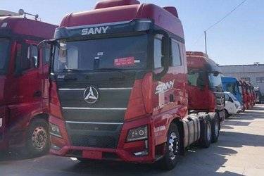 二手三一集团 江山版 565马力 6X4 牵引车(国五) 双驱 玉柴二手牵引车 黄牌图片