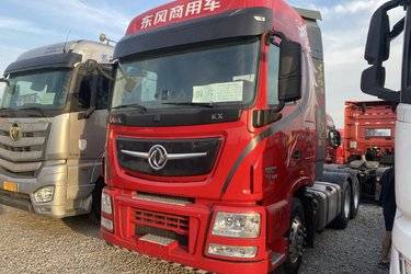 二手东风商用车 天龙旗舰KX 王者版 600马力 6X4 牵引车(国六)(3.64速比)(国六) 双驱 康明斯二手牵引车 黄牌