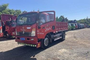 二手重汽王牌 7系 160马力 4X2 4.44米自卸车(国五) 单桥 玉柴二手自卸车 黄牌