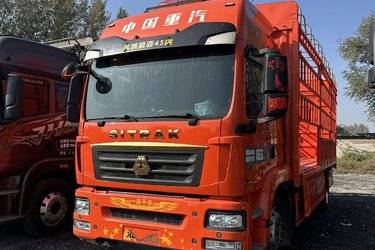 二手中国重汽 汕德卡SITRAK G5S重卡 290马力 4X2 6.75米AMT自动档仓栅式载货车(国六) 单桥 曼二手载货车 黄牌图片