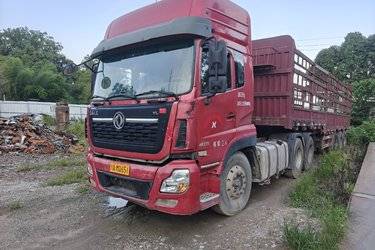 二手东风商用车 天龙重卡 启航版 450马力 6X4牵引车(国五) 双驱 雷诺二手牵引车 黄牌