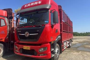 二手东风商用车 天锦KR PLUS 290马力 4X2 6.8米仓栅式载货车(国六) 单桥 东风康明斯二手载货车 黄牌