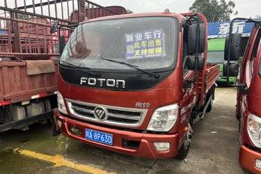 二手福田 奥铃CTX 131马力 4.23米单排栏板轻卡底盘(国五) 单桥 福田康明斯二手载货车 蓝牌图片