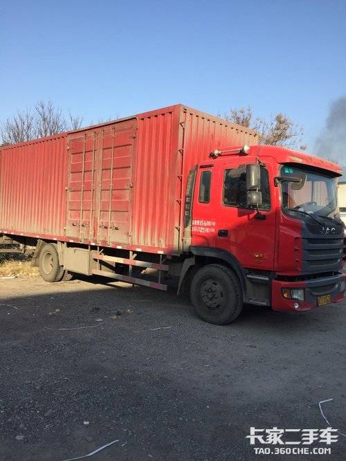 河南洛阳二手载货车7米6集装箱况良好,国四不烧尿素转让出售_卡家二手