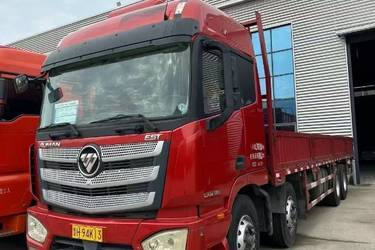 二手福田 欧曼EST 9系重卡 510马力 8X4 9.53米栏板载货车(国五) 前四后八 福田康明斯二手载货车 黄牌