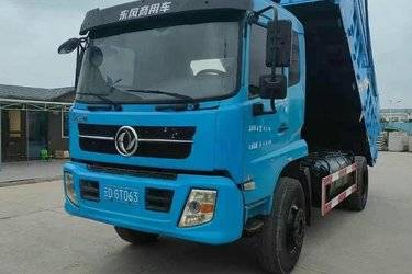二手东风商用车 天锦中卡 220马力 4X2 5米自卸车(国五) 单桥 潍柴二手自卸车 黄牌