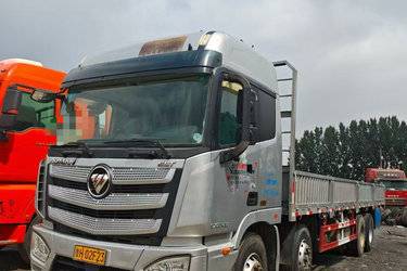 二手福田 欧曼EST 6系重卡 430马力 8X4 9.45米栏板载货车(459后桥)(国五) 前四后八 康明斯二手载货车 黄牌图片
