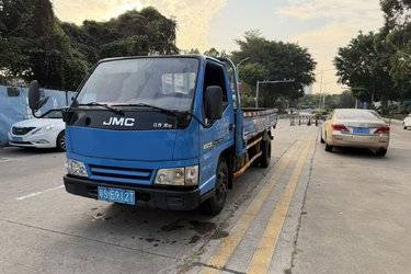 二手江铃 顺达 普通款 109马力 4.22米单排栏板轻卡(国四) 单桥 庆铃五十铃二手载货车 蓝牌