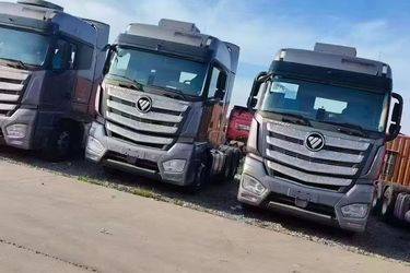 二手福田 欧曼EST 560马力 6X4 AMT自动挡牵引车(国六) 双驱 福田康明斯二手牵引车 黄牌图片