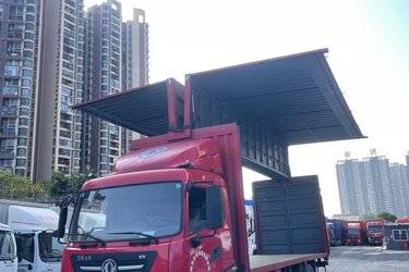 二手东风商用车 天锦KR 精英版 210马力 4X2 8米翼开启厢式载货车(国六)(高顶)(国六) 单桥 东风股份二手载货车 黄牌