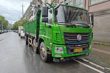 二手东风华神 F5 270马力 8X2 6.8米自卸车(国五) 8X2 玉柴二手自卸车 黄牌图片