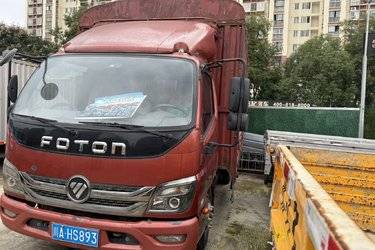 二手福田时代 M3 110马力 4.23米单排仓栅式轻卡(国五) 单桥 福田环保动力二手载货车 蓝牌图片