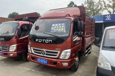 二手福田 奥铃CTX 131马力 4.23米单排仓栅式轻卡(国五) 单桥 福田康明斯二手载货车 蓝牌图片