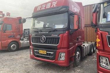 二手陕汽重卡 德龙X5000 550马力 6X4牵引车(速比3.7)(国六) 双驱 潍柴二手牵引车 黄牌