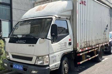 二手江铃 经典顺达 109马力 4.21米单排厢式轻卡(国五) 单桥 江铃二手载货车 蓝牌