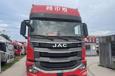 二手江淮 格尔发A5XⅢ重卡 270马力 6X2 9.7米仓栅式载货车(国六) 前四后四 玉柴二手载货车 黄牌