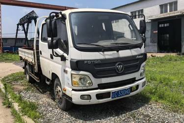 二手福田 欧马可1系 109马力 2.1米双排厢车轻卡(国四) 单桥 福田康明斯二手载货车 蓝牌图片