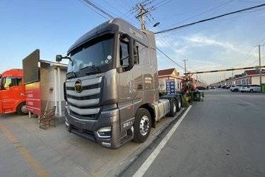 二手福田 欧曼EST 620马力 6X4 AMT自动档牵引车(液缓)(国六) 双驱 康明斯二手牵引车 黄牌图片