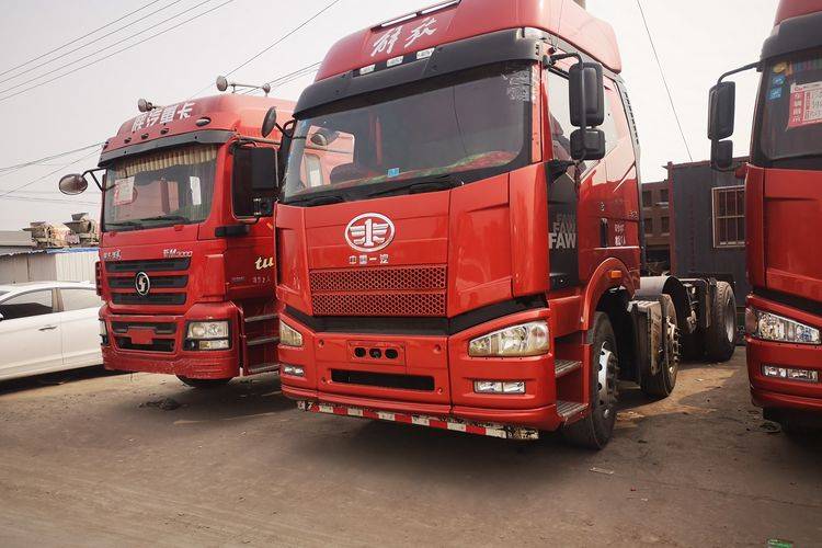 已售二手牵引车 一汽解放双导 j6p390马力