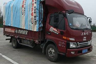 二手江淮 骏铃V6 163马力 4.2米单排仓栅式轻卡(国六)(六安6挡)(国六) 单桥 云内动力二手载货车 蓝牌图片