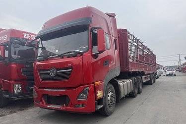 二手东风商用车 天龙KL重卡 领惠版 465马力 6X4牵引车(国六) 双驱 康明斯二手牵引车 黄牌图片