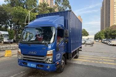 二手江淮 帅铃Q6 120马力 4.12米单排厢式轻卡(国五) 单桥 庆铃五十铃二手载货车 蓝牌图片