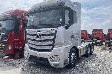 二手福田 欧曼EST 6系重卡 基本版 580马力 6X4 AMT自动挡牵引车(国六) 双驱 康明斯二手牵引车 黄牌图片