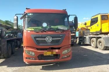 二手东风商用车 天锦KR中卡 220马力 4X2 6.75米栏板载货车(国五) 单桥 东风二手载货车 黄牌图片