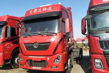 天龙kl重卡 460马力 6x4 lng牵引车(国六) 双驱 康明斯二手牵引车