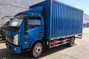 二手跃进 上骏X100-33 112马力 4.2米单排厢式轻卡(气刹)(国五) 单桥 全柴二手载货车 蓝牌图片