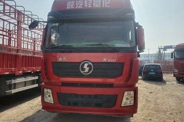 二手陕汽重卡 德龙X3000 轻量化版 350马力 8X4 9.55米厢式载货车(国五) 前四后八 潍柴二手载货车 黄牌图片