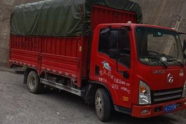 二手大运 奥普力 95马力 4X2 4.12米单排仓栅式轻卡(国五) 单桥 云内动力二手载货车 蓝牌图片