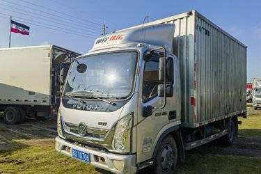 二手福田 奥铃速运 131马力 4.14米单排厢式轻卡(国五) 单桥 江西五十铃二手载货车 蓝牌图片