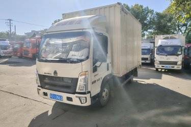 二手中国重汽HOWO 悍将 130马力 4.15米单排厢式轻卡(宽体)(国六) 单桥 潍柴二手载货车 蓝牌图片