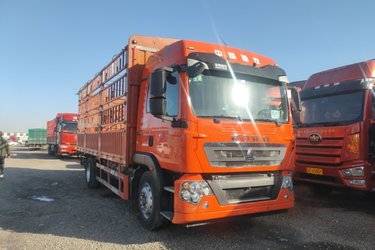二手中国重汽 HOWO TX 250马力 4X2 6.8米AMT自动挡栏板货车(国六) 单桥 曼二手载货车 黄牌图片