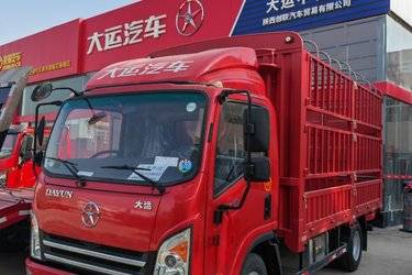 二手大运 奥普力 150马力 3.85米排半仓栅式轻卡(国五) 单桥 云内动力二手载货车 蓝牌图片