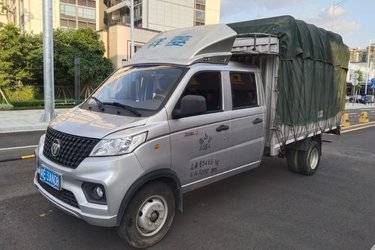 二手福田 祥菱V3 1.6L 122马力 3.02米双排仓栅式微卡(国六) 单桥 北汽福田二手载货车 蓝牌图片