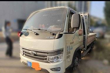 二手福田 时代领航S1 1.6L 122马力 汽油 3.42米排半栏板小卡(国六) 单桥 东安二手载货车 蓝牌