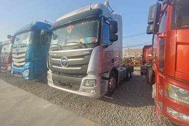 二手福田 欧曼GTL 6系重卡 穿越版 460马力 6X4 AMT自动挡牵引车(国五) 双驱 福田康明斯二手牵引车 黄牌图片