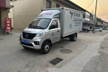 二手福田 祥菱V3 1.6L 122马力 3.7米单排厢式微卡(国六) 单桥 东安二手载货车 蓝牌图片
