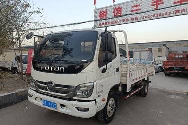 二手福田时代 M3 156马力 4.23米单排栏板轻卡底盘(国五) 单桥 安徽康明斯二手载货车图片