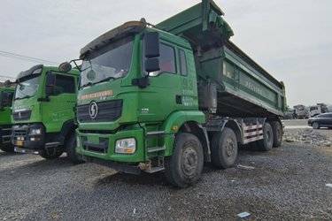 二手陕汽重卡 德龙新M3000 城建加强版 375马力 6X4 6.5米自卸车(国五) 后八轮 潍柴二手自卸车 黄牌图片