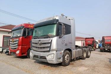 二手福田 欧曼EST 6系重卡 510马力 6X4 AMT自动挡牵引车(国五) 双驱 福田康明斯二手牵引车 黄牌图片